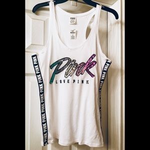 Victoria’s Secret PINK white Tank Top
